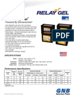 GB4065 2015-08 Relay Gel Battery Specifications - 0
