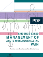 Evidence Based Management of Acute Musculoskeletal Pain 2