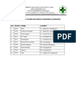 Daftar Nama Pasien Gizi Buruk Puskesmas Sungsang