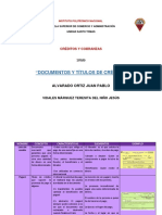 Documentos y Titulos de Credito