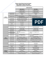 Jadwal Pelantikan Dan Pelatihan