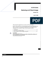 AX100-Series - Restoring An SP Boot Image - A01