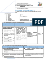 Sesión de Matemática 3 Participo de Nuestras Fiestas Patronales Resolviendo Problemas de Áreas, Semana 16, 2023.