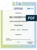 Educação Ambiental (Certificado)