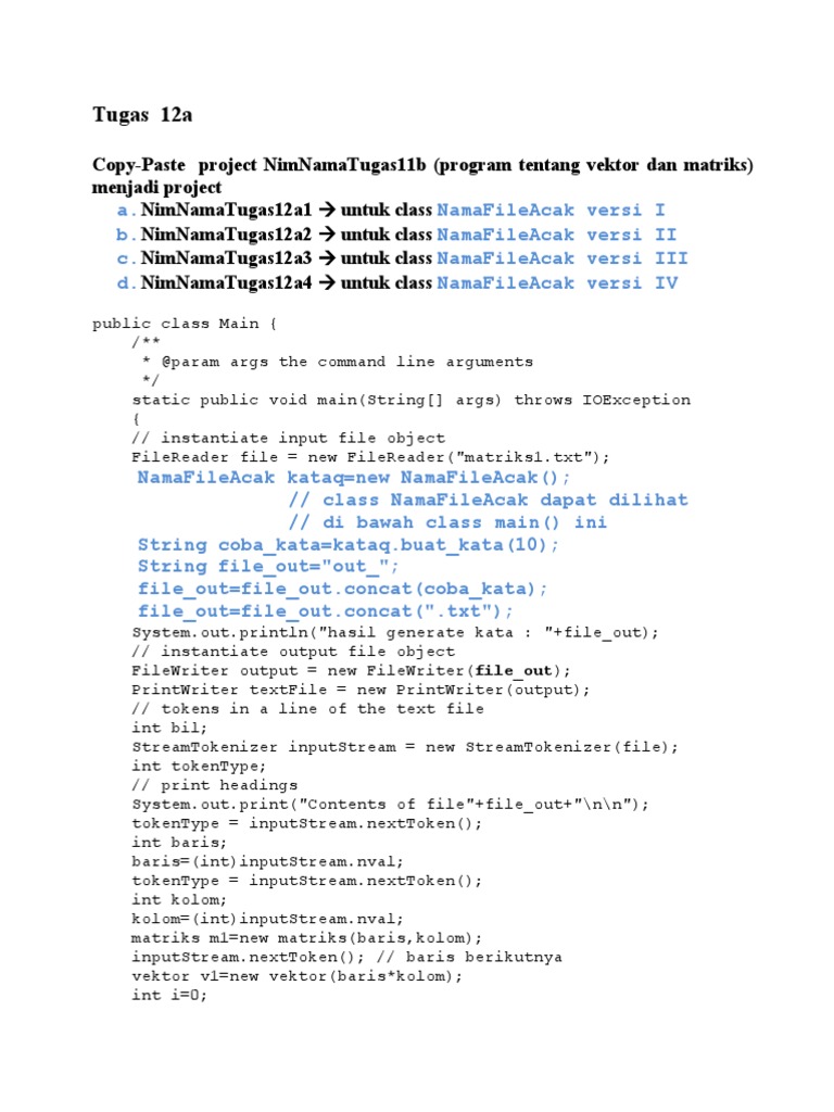Tugas pbo java 12 write file with random name new 2 pdf information