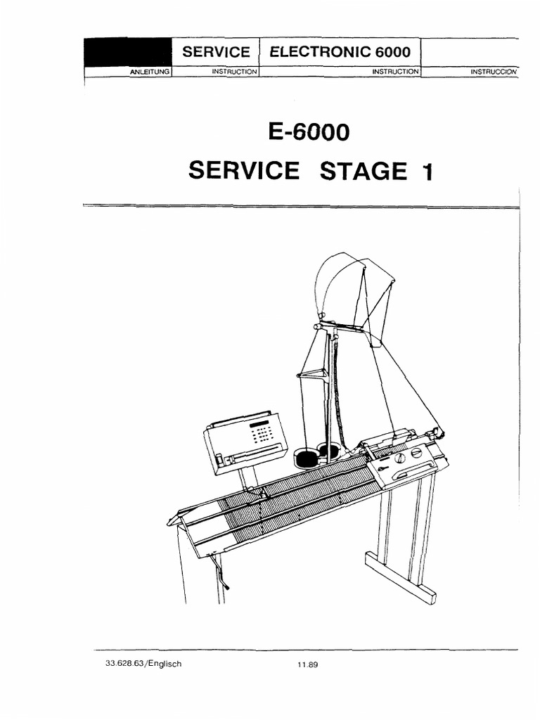 Passap E6000 Service Manual | PDF
