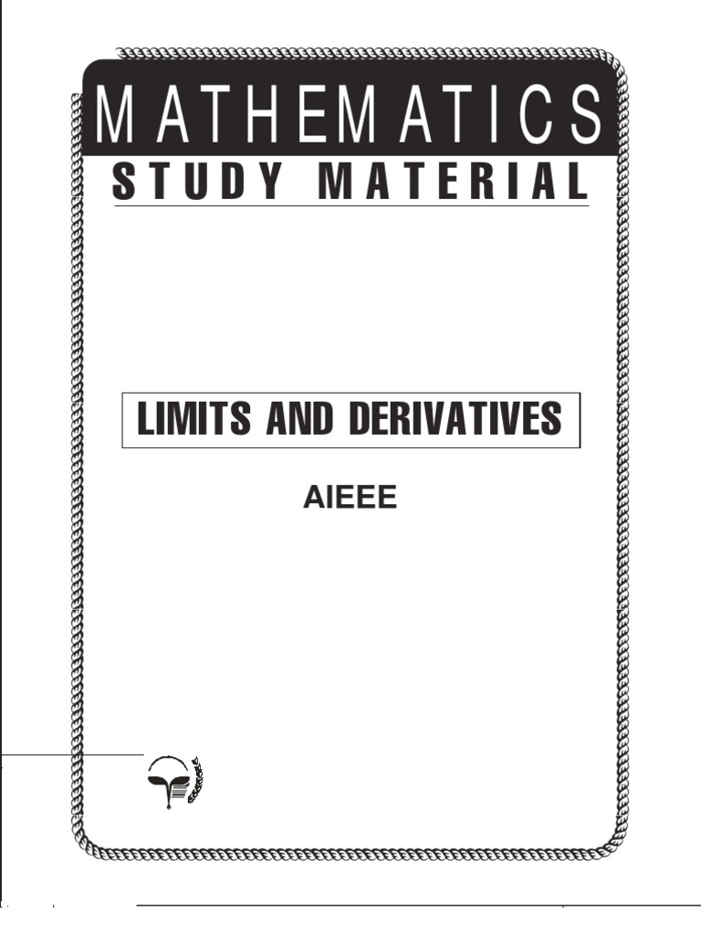 Limits And Derivatives Pdf Summation Derivative