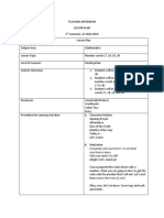 Lesson Plan - Math