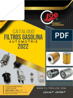Catalogo Filtros de Gasolina y Combustible Joe 2022 Agosto