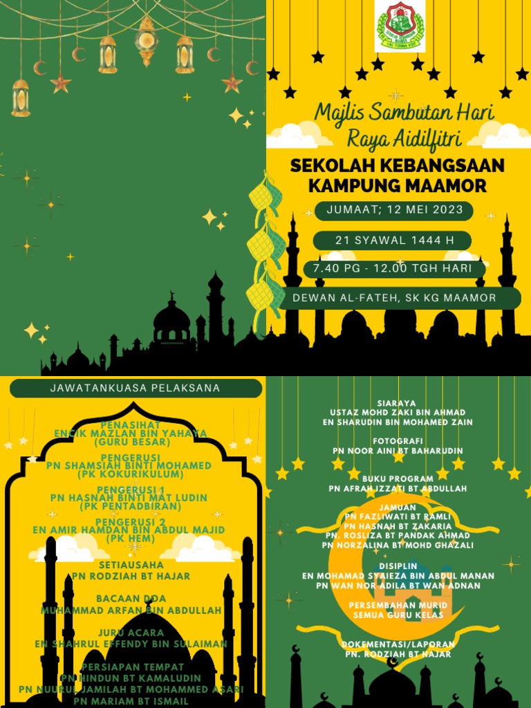 Tulisan Hijau Print Kertas Kuning | PDF