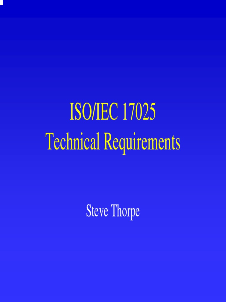 Introduction To ISO 17025 | PDF | Verification And Validation ...