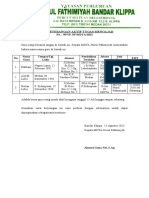 Surat Keterangan Aktif Tugas Mengajar Nurul Fathimiyah