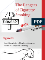 MAPEH8 The Dangers of Cigarette Smoking