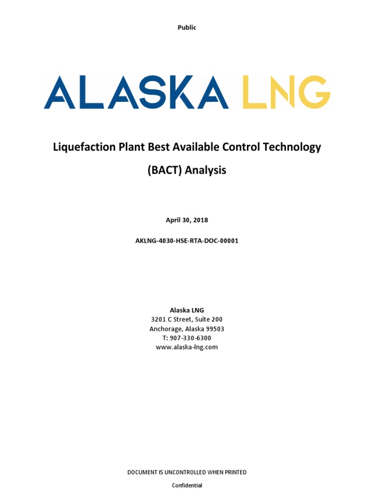 06 Liquefaction Plant Bact Analysis PDF Air Pollution N Ox