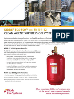 Kidde ECS 500 FK 5 1 12 Clean Agent Suppression System