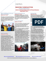 Primož Kozmus - Newsletter, September 2011