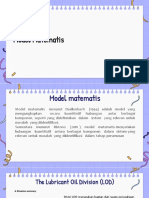 Pemodelan - Model Matematika 2