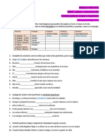 Fecha de Entrega: 29/6: Trabajo Práctico TEMAS: Verbos y Ciencia Ficción Pretérito Perfecto Simple e Imperfecto