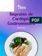 Desafio Seca 21 Dias - Sugestão de Cardápio Gastronômico (Tradicional)