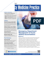 EMP, Management of Acute Asthma Exacerbations