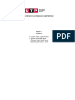 Comprensión y Redacción Prelimiar de Textos Semana 10