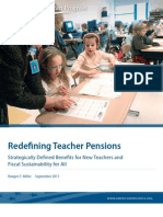 Redefining Teacher Pensions