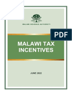 Malawi Tax Incentives Handbook-Vol 3 - June 20221