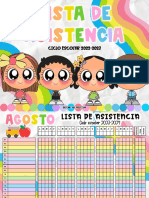 Lista de Asistencia