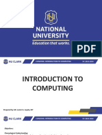 Chapter 1 Introduction To Computing