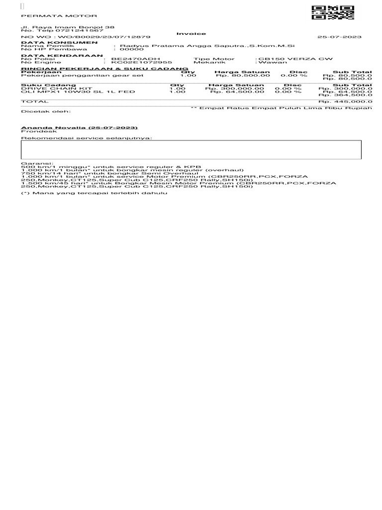 Print Thermal Invoice | PDF | Teknologi & Rekayasa