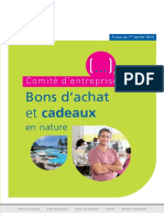 Guide Comite Entreprise Bon Achat Cadeaux - 2014