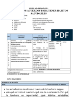 LUNES 04 P.SOCIAL Proponemos Acuerdos para Tener Habitos Saludables