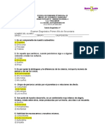 Examen Diagn 1° Tutoria