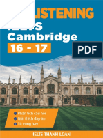 BAN DOC THU Giai de Listening Trong 10 Cuon IELTS Cambridge Tu 07 - 17 Academic