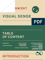 Module 2 Part 1 - Work Environment Design - Visual Sense