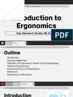 Module 1 Introduction To Ergonomics