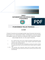 Puskesmas Teluk Pakedai: Bab Ii Kepemimpinan Dan Manajemen Puskesmas