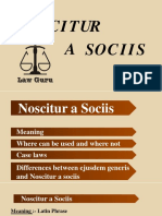 Noscitur A Sociis (Maxim)