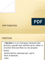PHP Function & Arrays