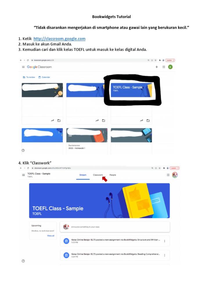 Bookwidgets Tutorial For Students Pdf