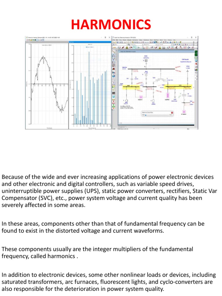 Power System Harmonics Analysis Guide | PDF | Electrical Impedance ...