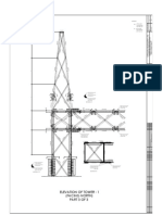 Elevation of Tower - 1 (Facing North) Part 3 of 3: Legends