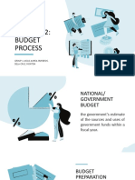 Group 1 Budget Process