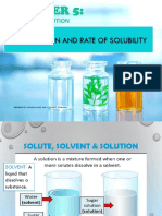 5.2. Solution and Rate of Solubility