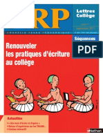 624-Renouveler Les Pratiques D'écriture Au Collège Numéro TICE - SEPT - 2011