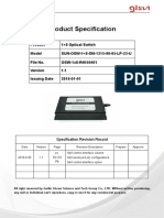 Osw 1x8 Multi Channel Rotary Optical Switch Data Sheet 550401