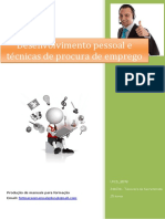 UFCD - 8598 - Desenvolvimento Pessoal e Técnicas de Procura de Emprego - Índice