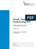 FP9 Dansk Retskrivning Opgaver December 2021
