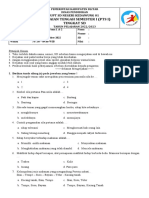 PTS KELAS 3 (Tema 1 Sub Tema 1 Dan 2)