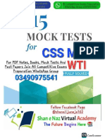 15 Wti Css MPT Mock Tests